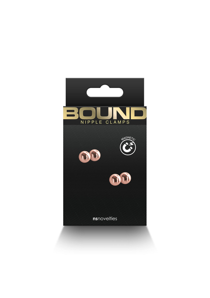 NS Novelties Bound Nipple Clamps M1 ROSEGOLD - 2