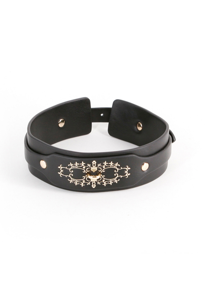 NS Novelties Fetish & Fashion Katrina Collar BLACK - 0