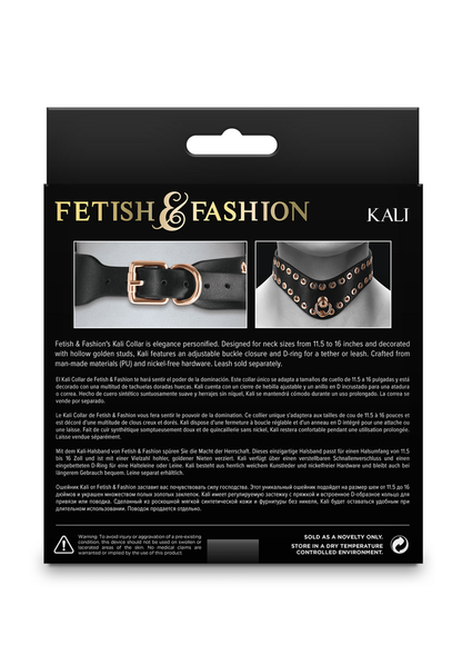 NS Novelties Fetish & Fashion Kali Collar BLACK - 2
