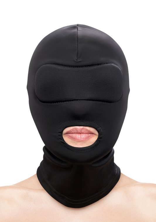 NS Novelties Fetish & Fashion Mouth Hood - Zwart
