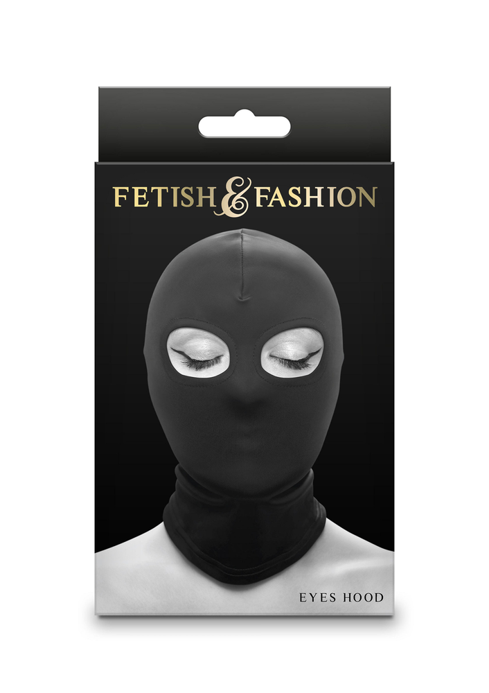 NS Novelties Fetish & Fashion Eyes Hood BLACK - 1