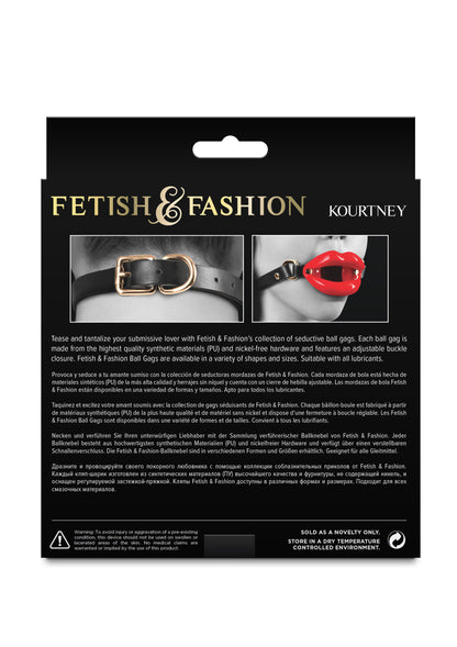 NS Novelties Fetish & Fashion Kourtney Gag RED - 1