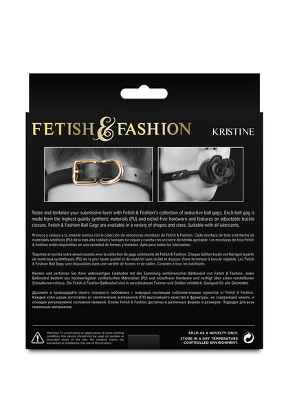 NS Novelties Fetish & Fashion Kristine Gag BLACK - 2