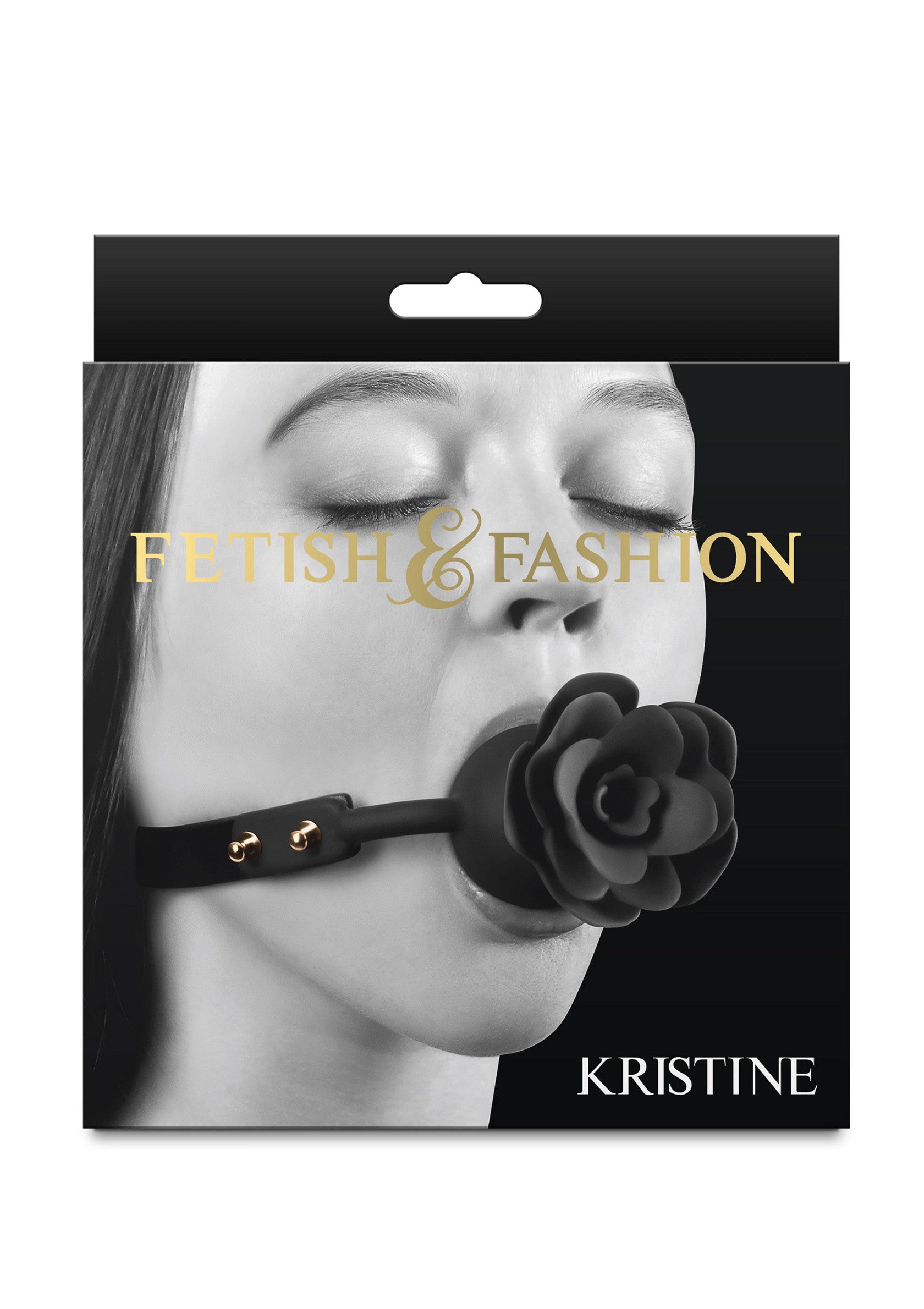 NS Novelties Fetish & Fashion Kristine Gag BLACK - 0