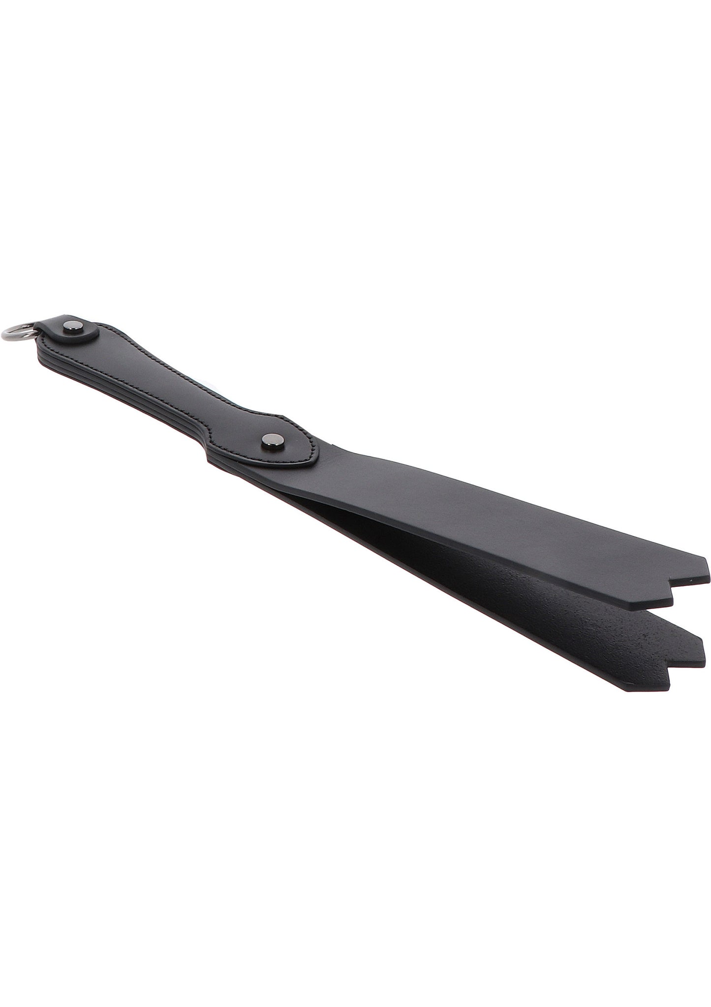 Hidden Desire Masters Real Leather Double-Layer Slapper BLACK - 0