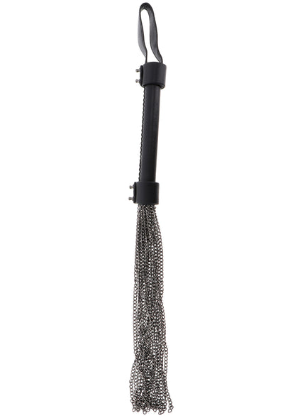 Hidden Desire Masters Real Leather Chain Whip BLACK - 1