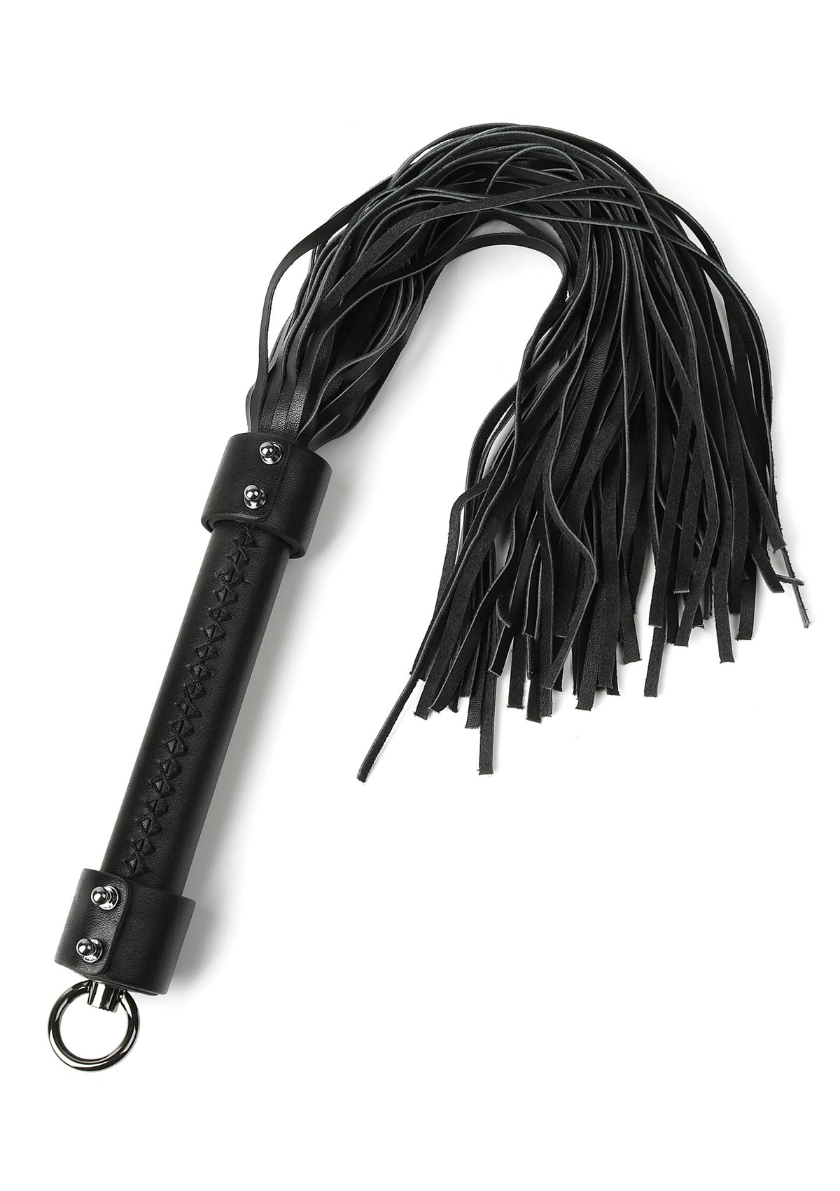 Genuine Leather Whip 55cm BLACK - 0