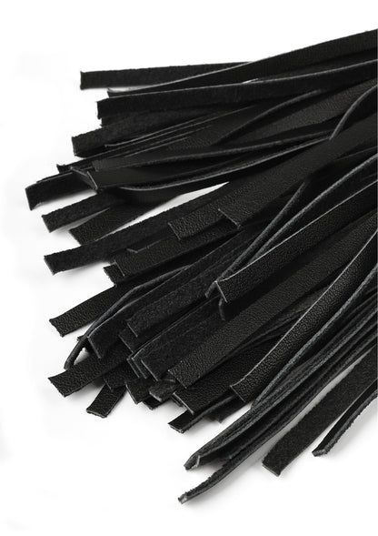 Genuine Leather Whip 55cm BLACK - 5