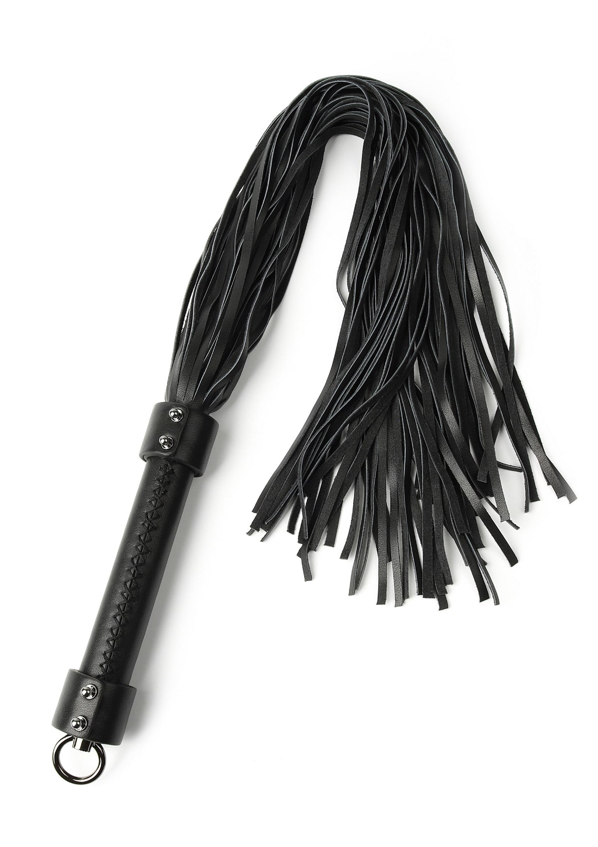 Genuine Leather Whip 75cm BLACK - 0