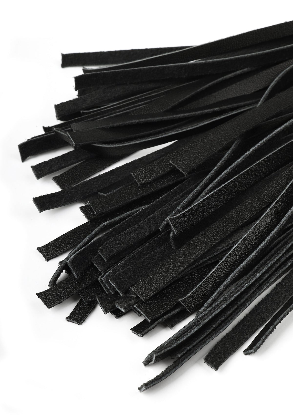 Genuine Leather Whip 75cm BLACK - 5