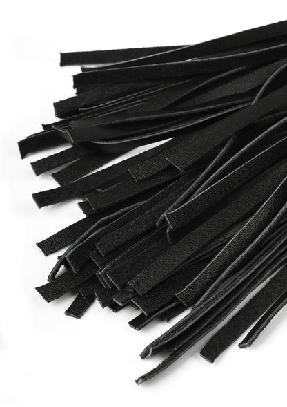 Genuine Leather Whip 75cm BLACK - 5