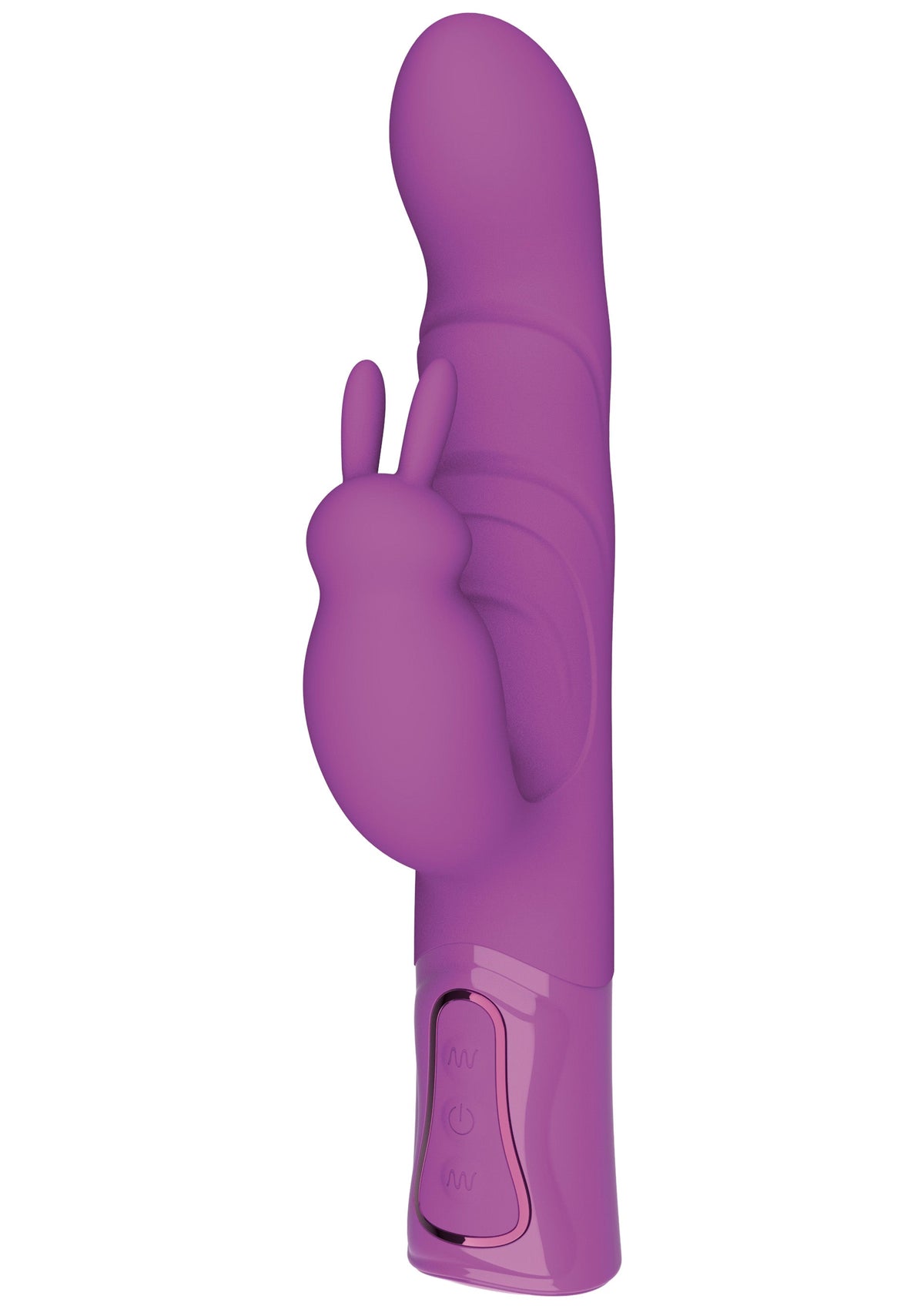 Vibrating G-Spot Thick Rabbit Vibrator PURPLE - 5