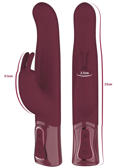 Rotating & Vibrating Thick Rabbit Vibrator PURPLE - 6