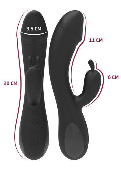 E-Stim Rabbit Vibrator BLACK - 4