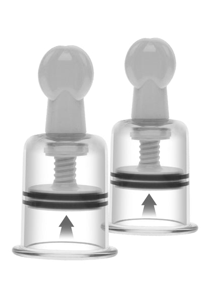 Nipple & Clitoral Suckers M/L WHITE - 0