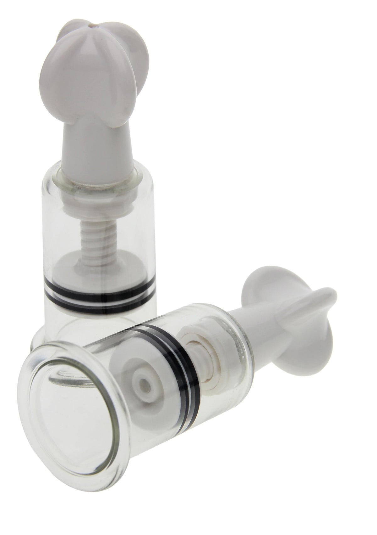 Nipple & Clitoral Suckers M/L WHITE - 1