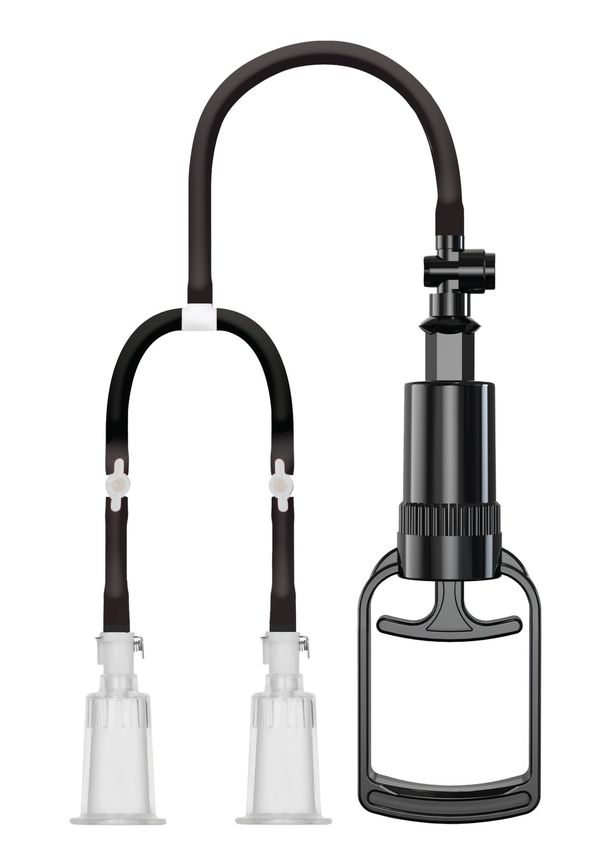 Vacuum Nipple Pleasure Pump M/L BLACK - 0