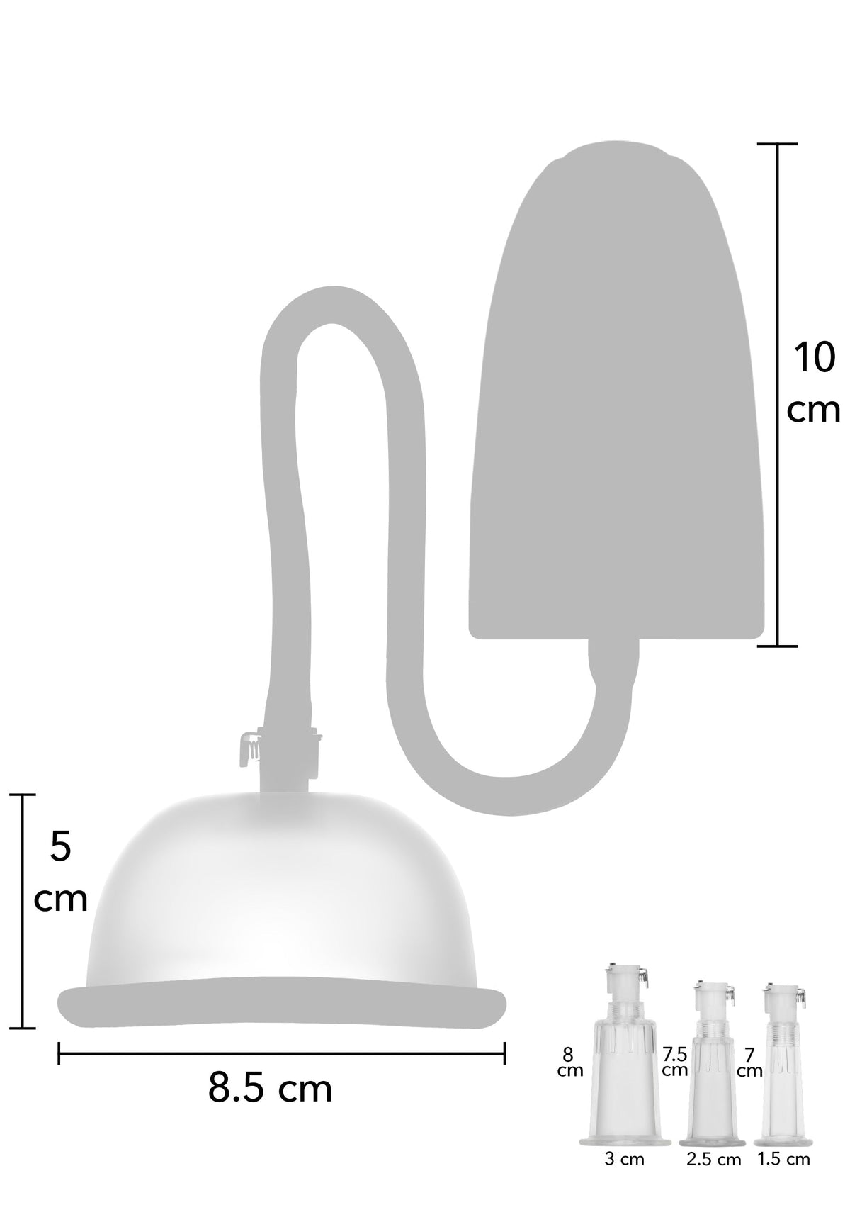 Vacuum Vagina & Clitoral Automatic Pump BLACK - 1