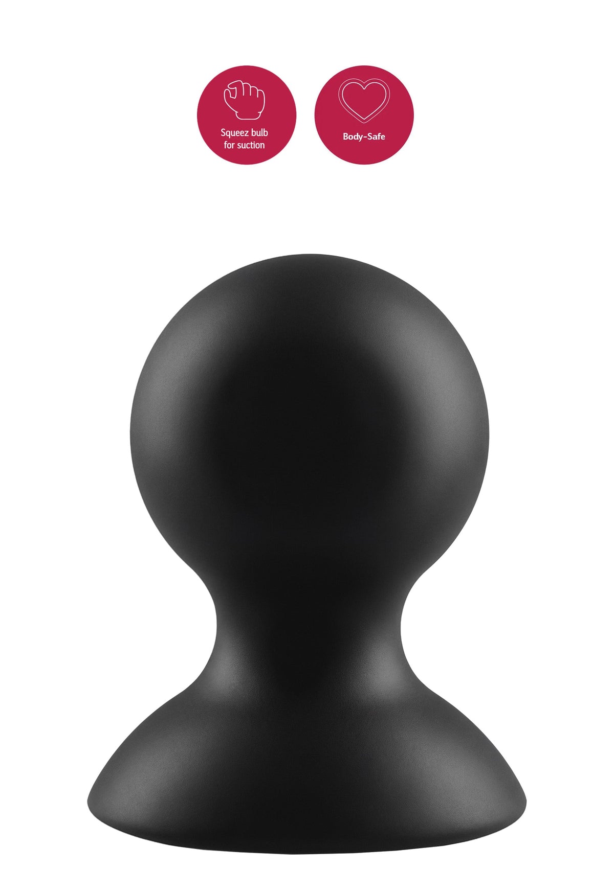 Silicone Nipple Suckers M BLACK - 5