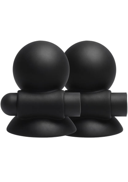 Vibrating Nipple Suckers BLACK - 2