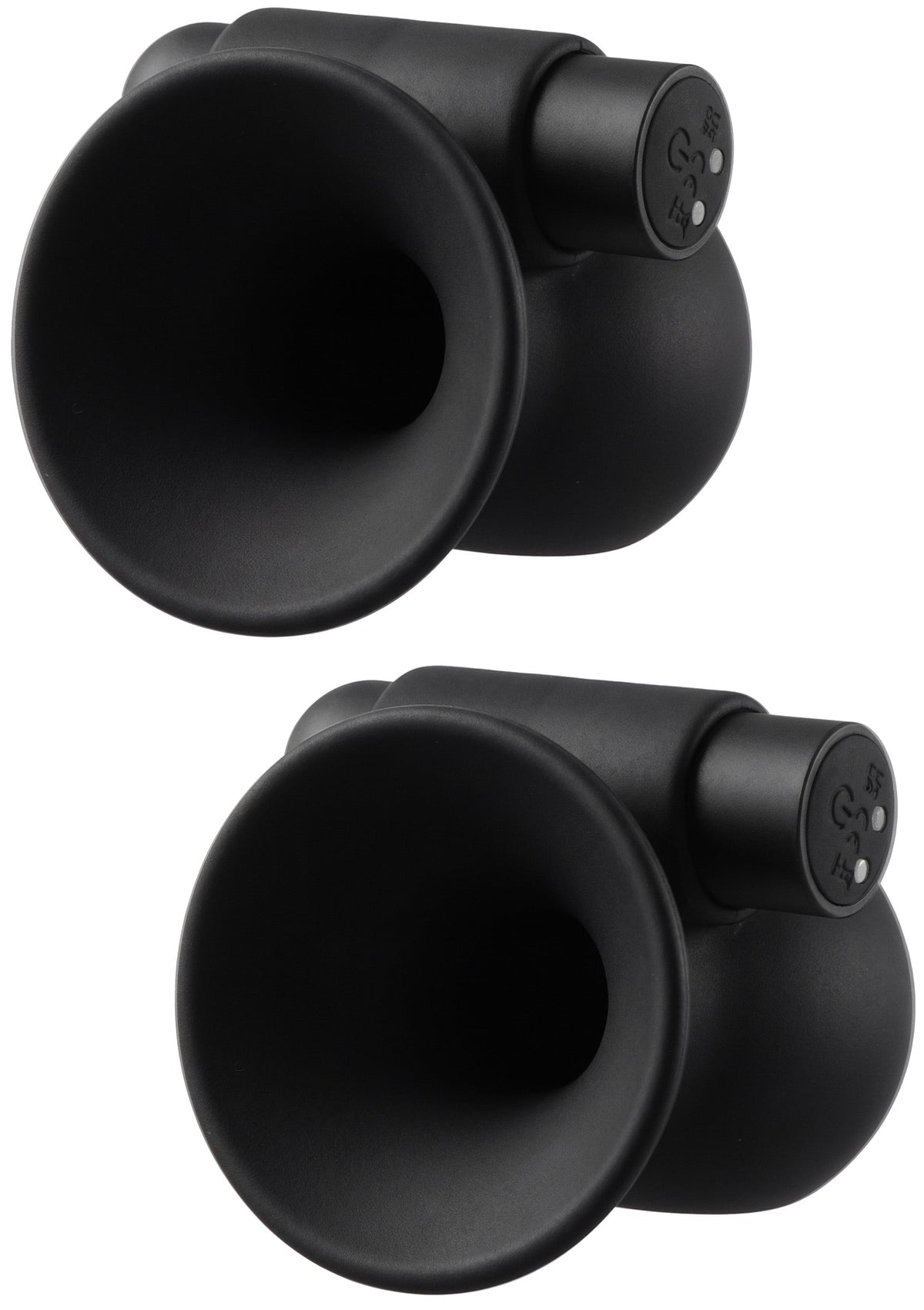 Vibrating Nipple Suckers BLACK - 3