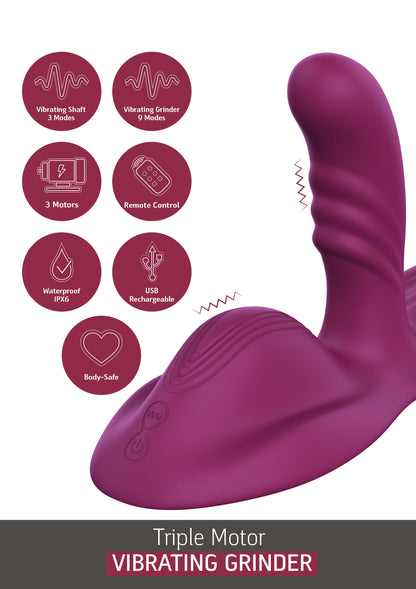 Triple Motor Vibrating Grinder PURPLE - 6