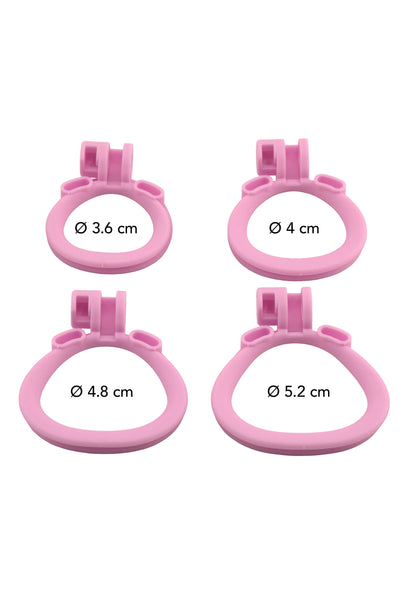 Penis Prison Cock Cage X-Short PINK - 4