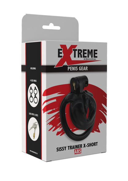 Sissy Trainer Cock Lock X-Short BLACK - 3