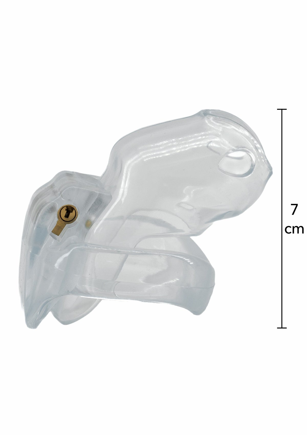 Clear Control Cock Cage Short CLEAR - 3