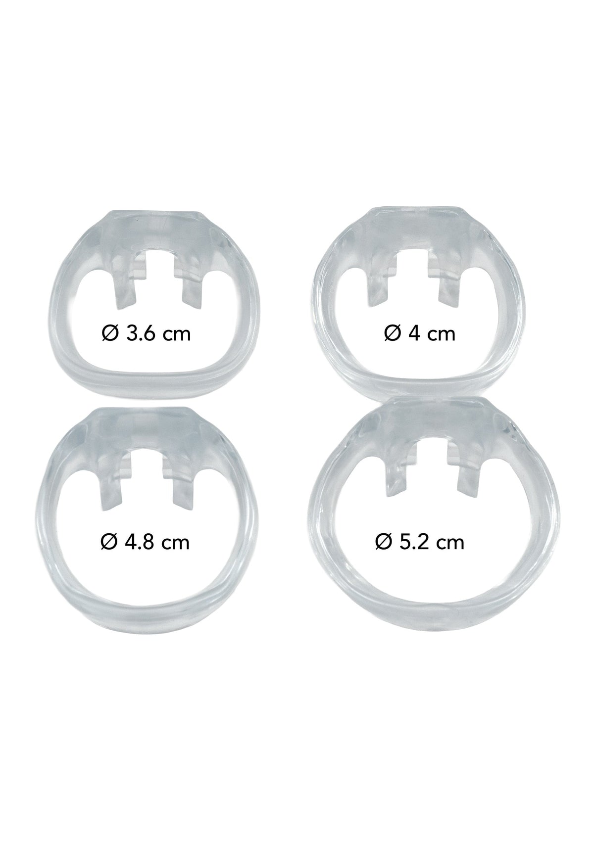Clear Control Cock Cage Short CLEAR - 4