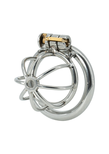 Chestity Cock Harness X-Short SILVER - 1