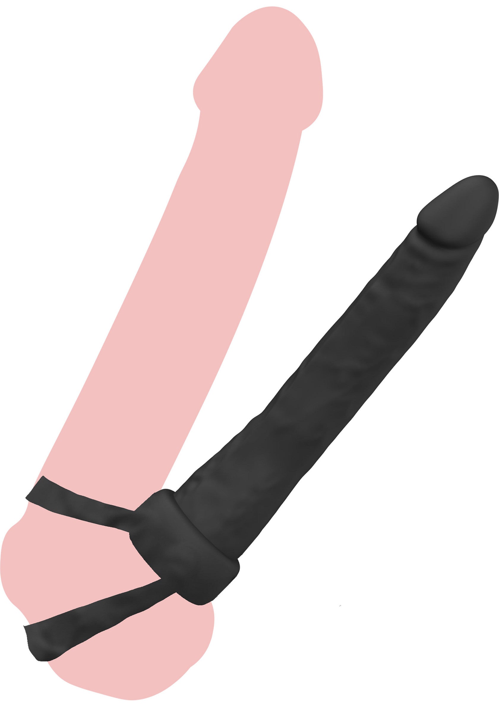 Hidden Desire Extreme Double Trouble Anal Penetrator BLACK - 3