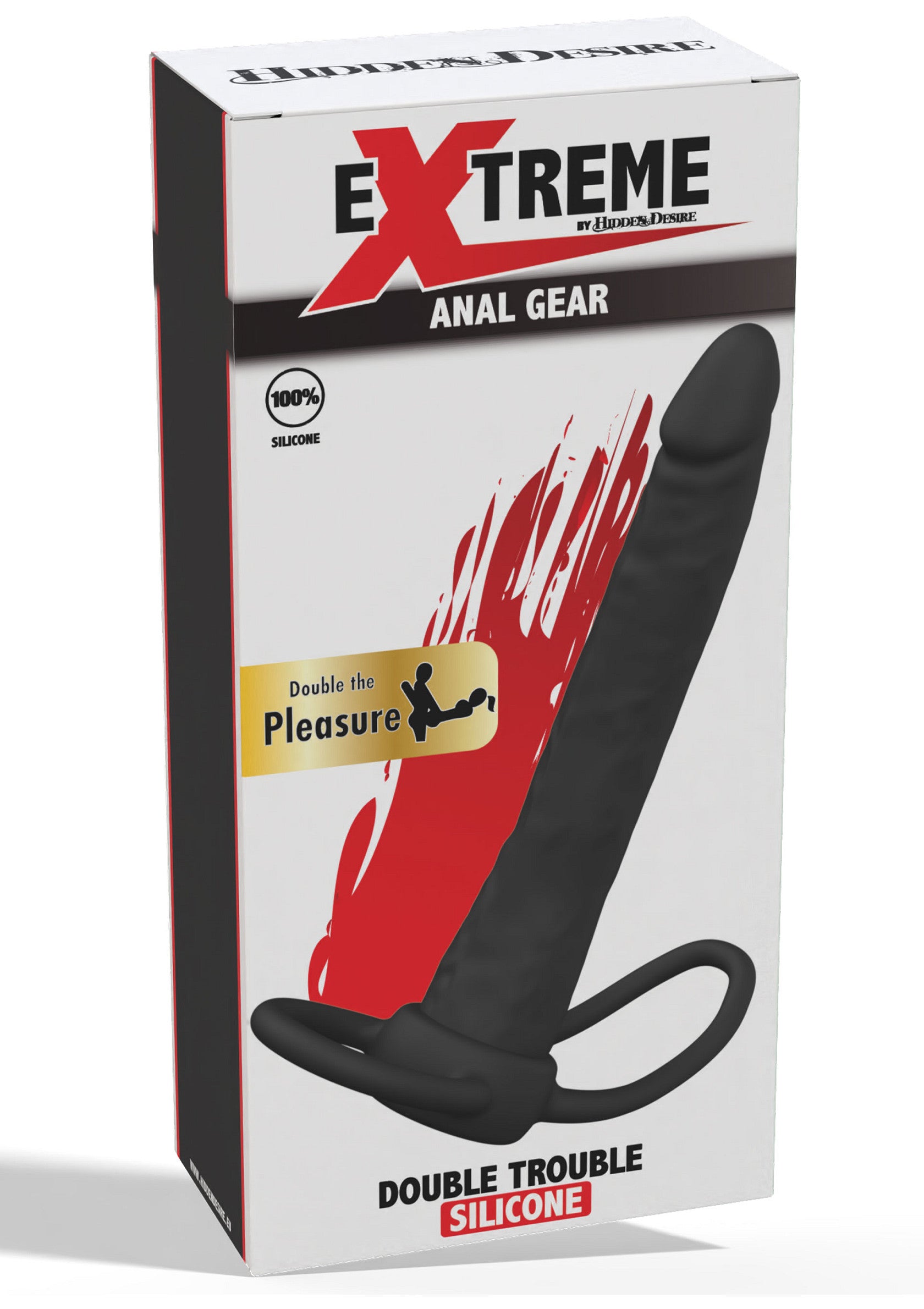 Hidden Desire Extreme Double Trouble Anal Penetrator BLACK - 4