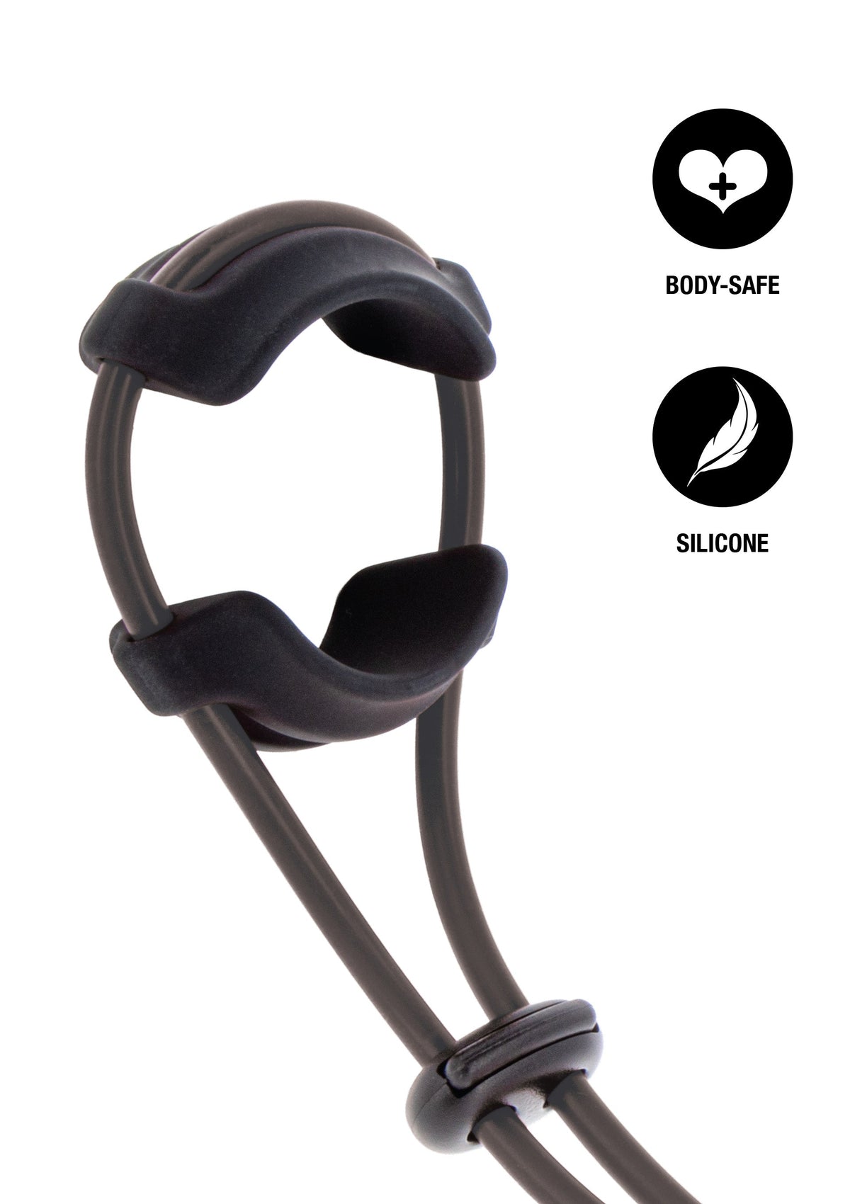 Adjustable Comfort C-Ring BLACK - 1