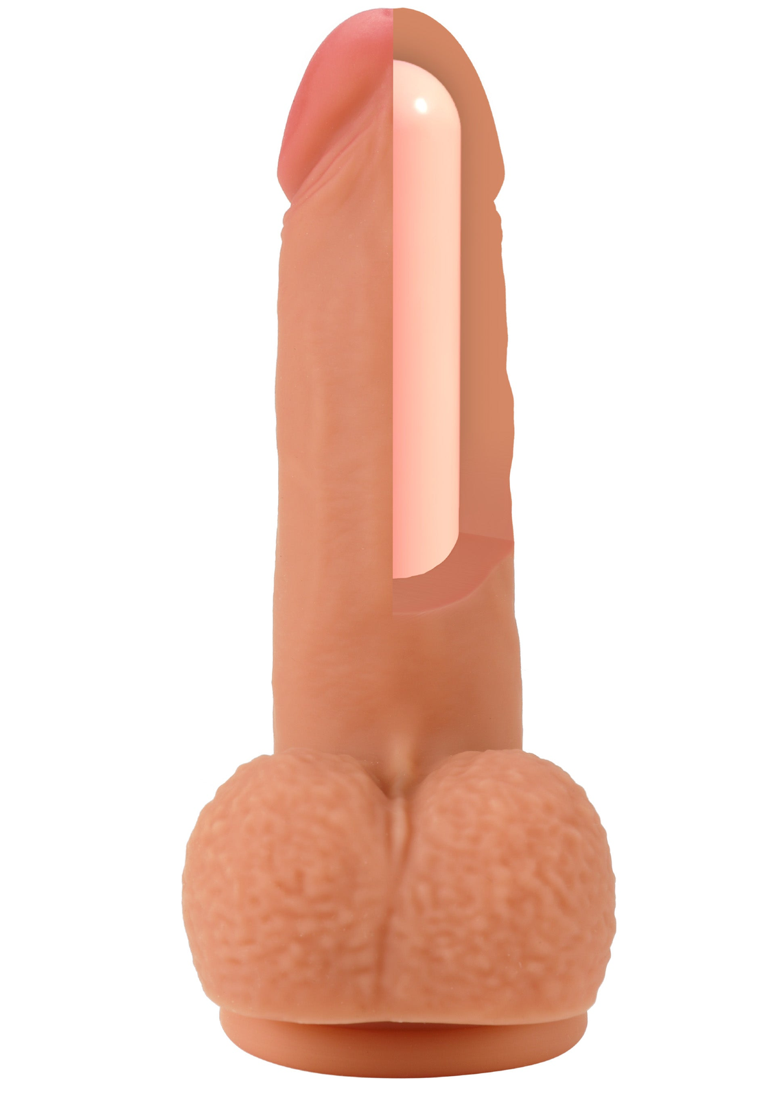 Realistic Dildo Liquid Silicone 18 cm SKIN - 4