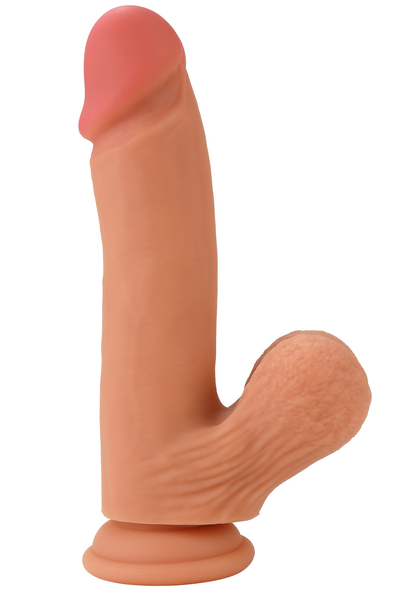 Realistic Dildo Liquid Silicone 19 cm SKIN - 9