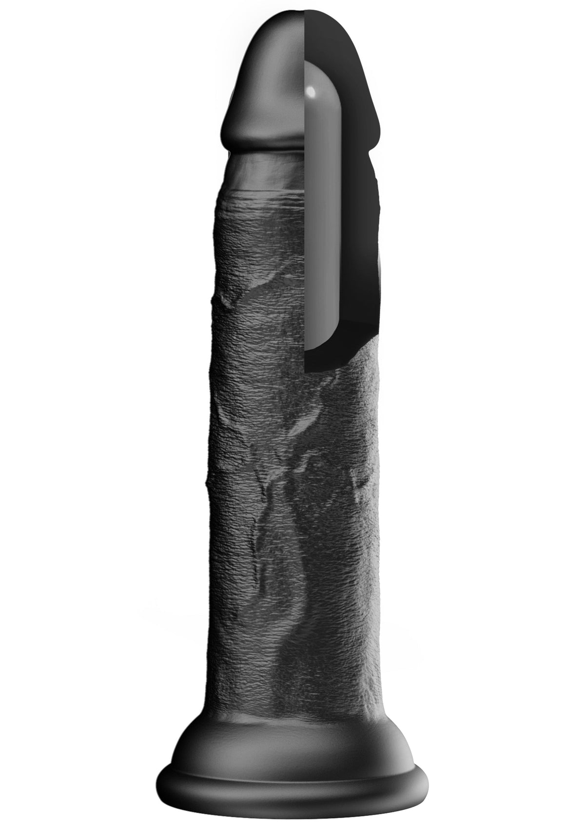 Realistic Dong Liquid Silicone 23 cm BLACK - 5