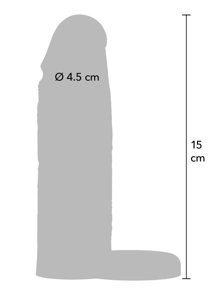 Penis Sleeve Liquid Silicone Ring 15 cm SKIN - 5