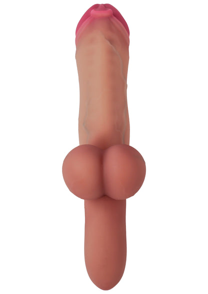 Pierced Punisher Vibrating Dildo Liquid Silicone SKIN - 3