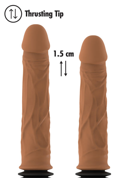Realistic Double Thrusting Vibrator SKIN - 5