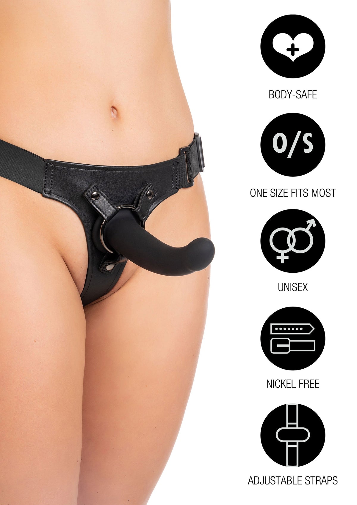 Sexy String Strap-On BLACK - 4