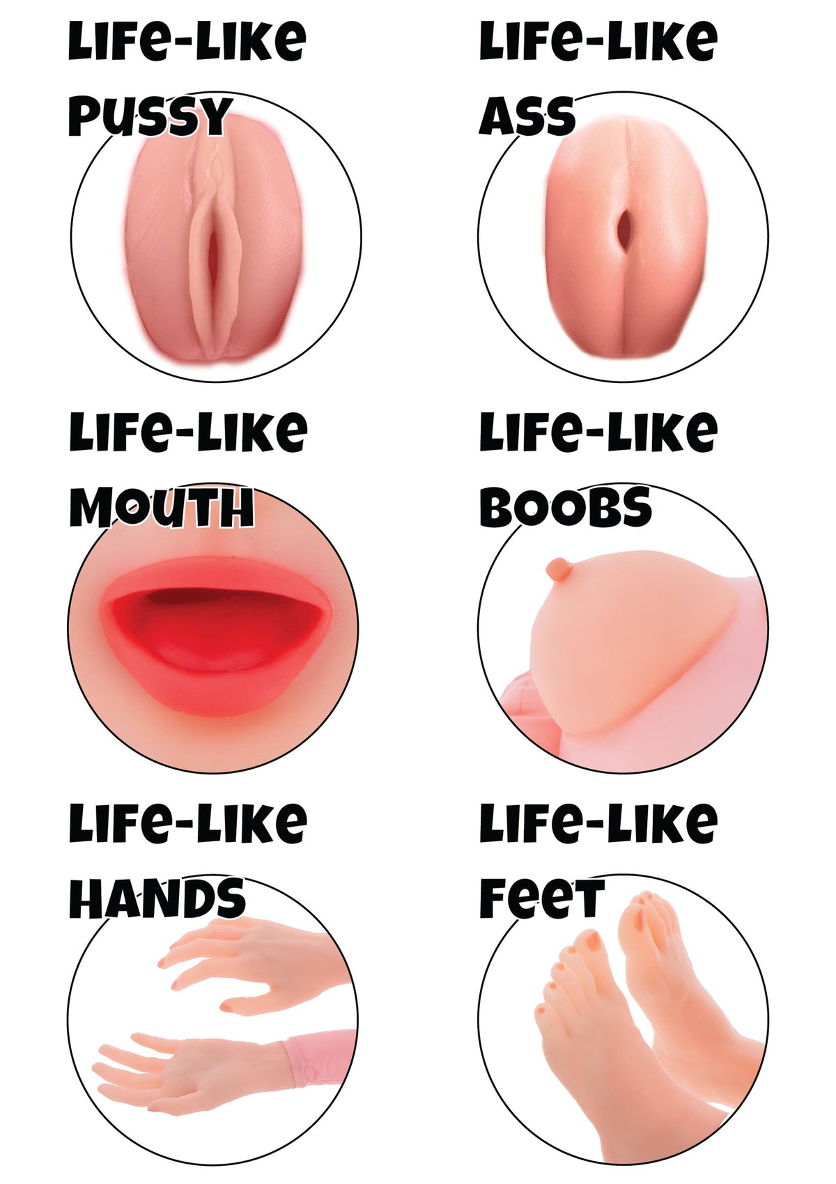 Lusty Lola Inflatable Doll SKIN - 5