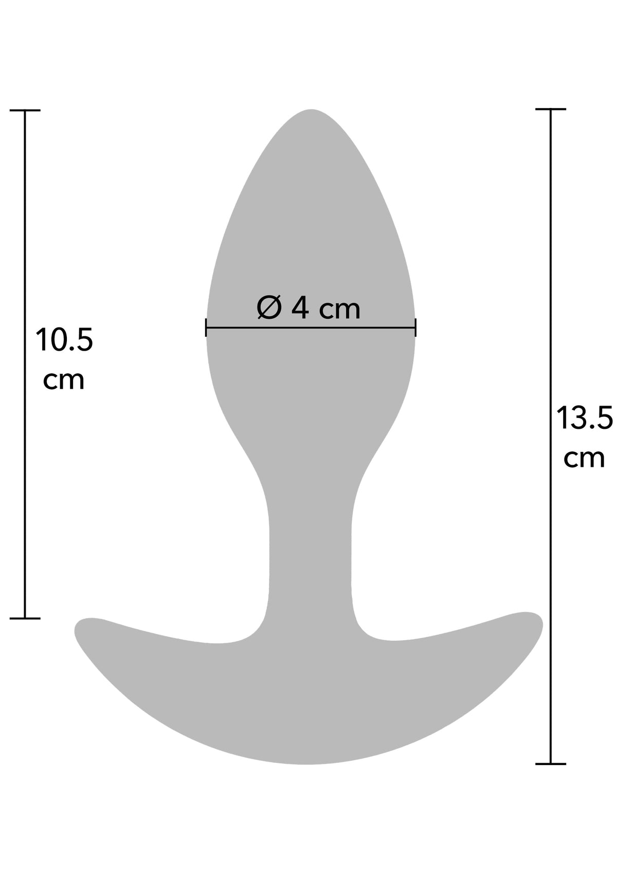 Weighted Anal Plug 360g BLACK - 2