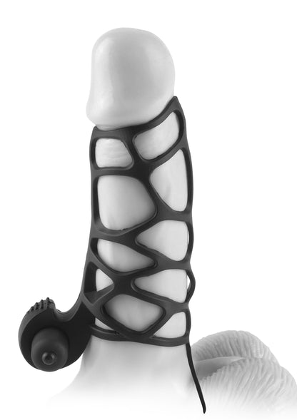 Pipedream Fantasy X-tensions FX Extreme Silicone Power Cage BLACK - 0