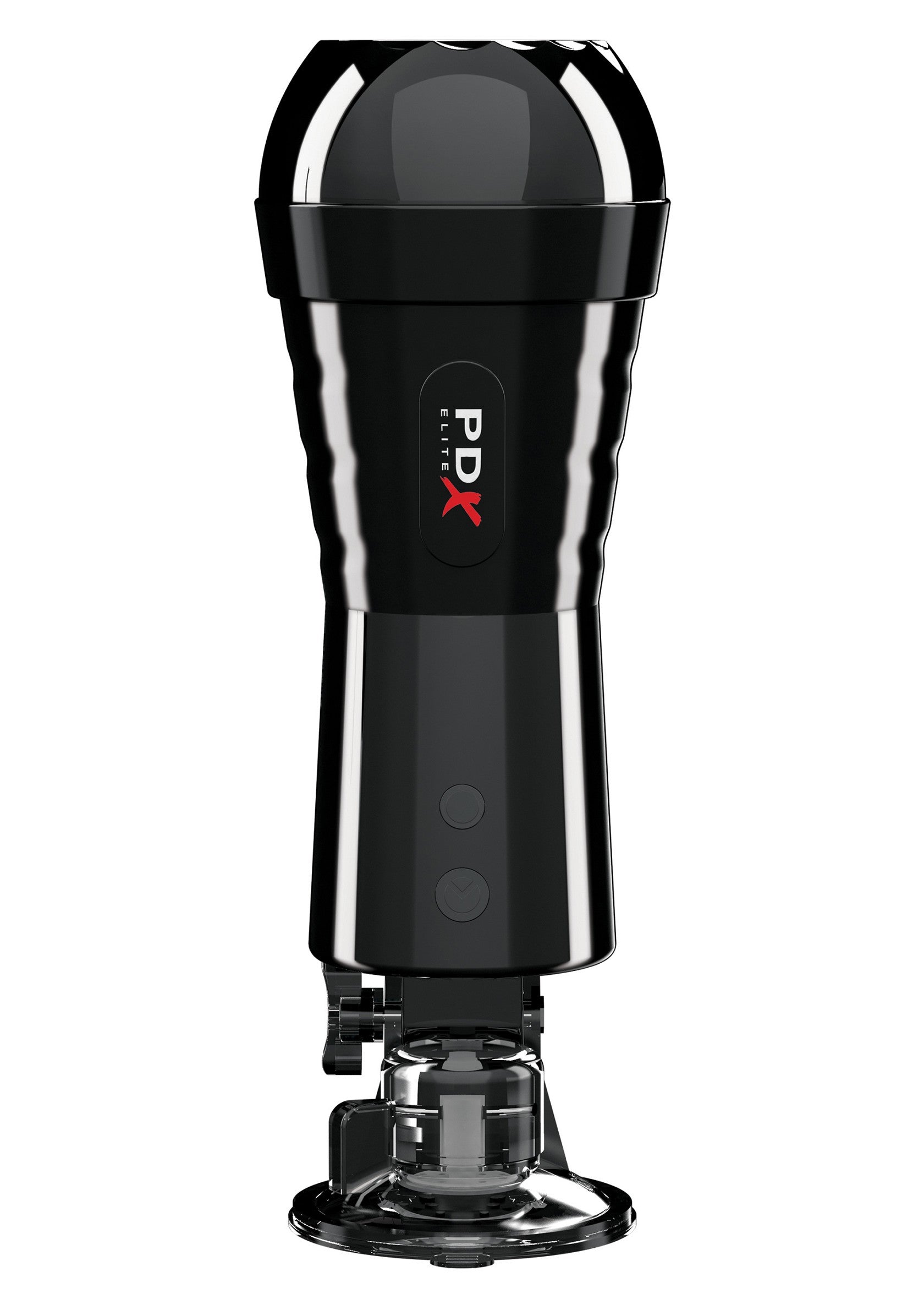 Pipedream PDX Elite Cock Compressor Vibrating Stroker BLACK - 1