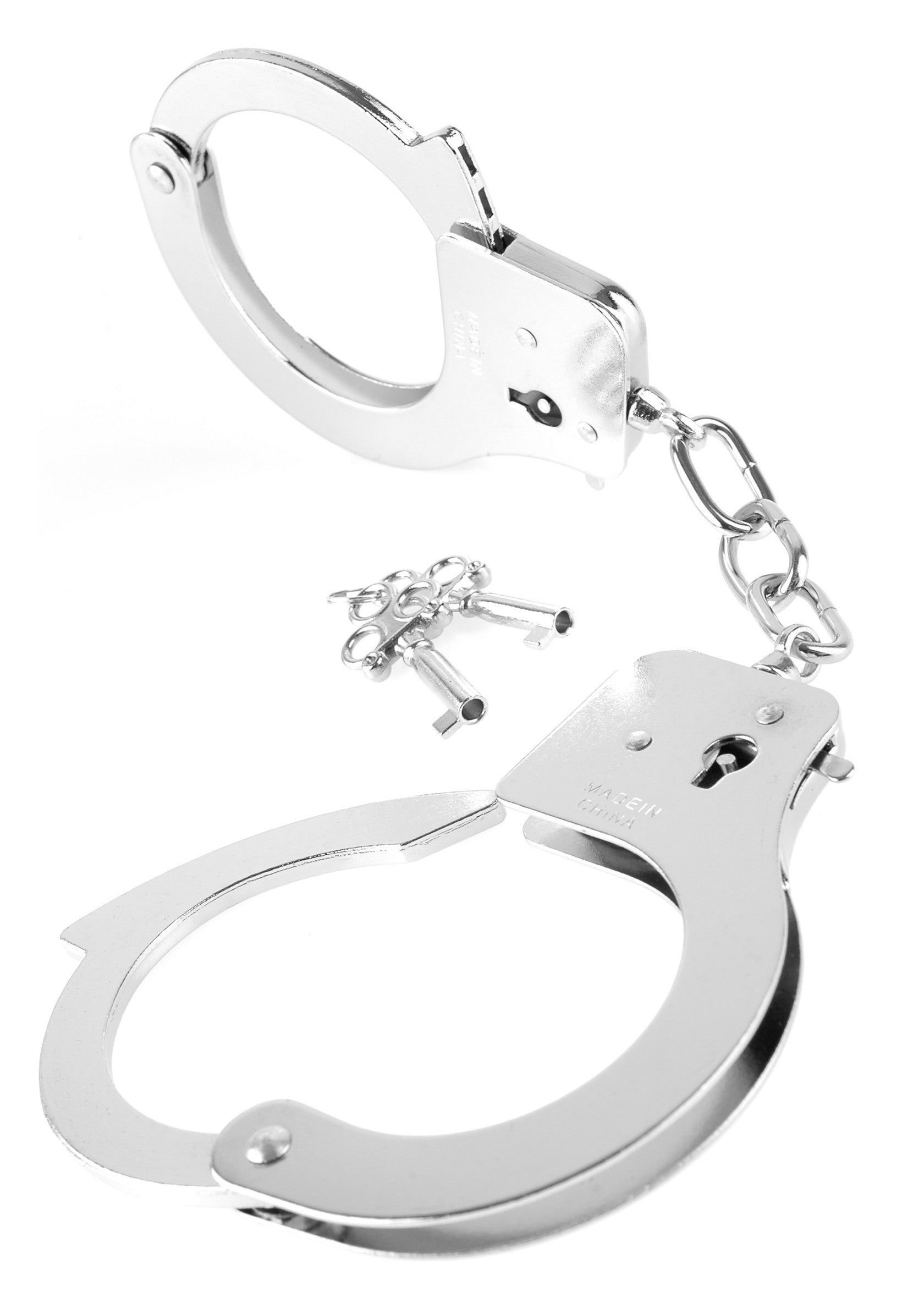 Pipedream Fetish Fantasy Designer Metal Handcuffs SILVER - 2