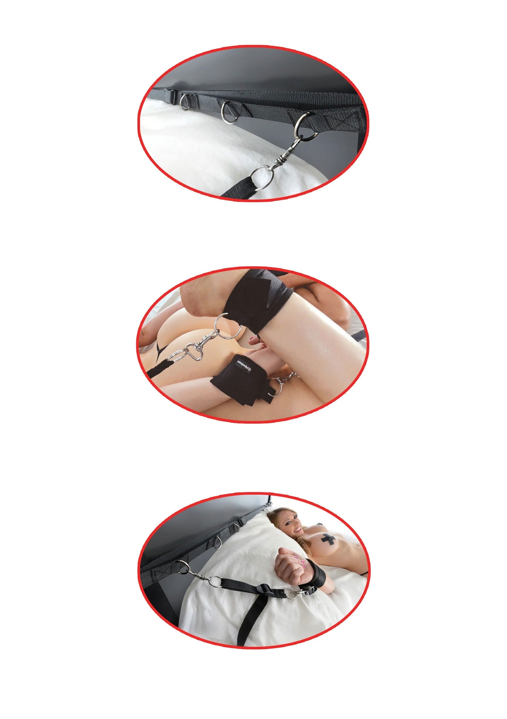 Pipedream Fetish Fantasy Ultimate Bed Restraint System BLACK - 0