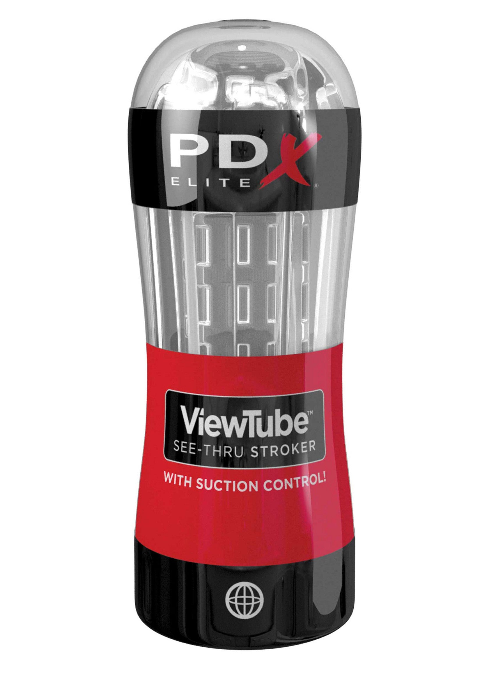 Pipedream PDX Elite Viewtube See-Thru Stroker TRANSPA - 0