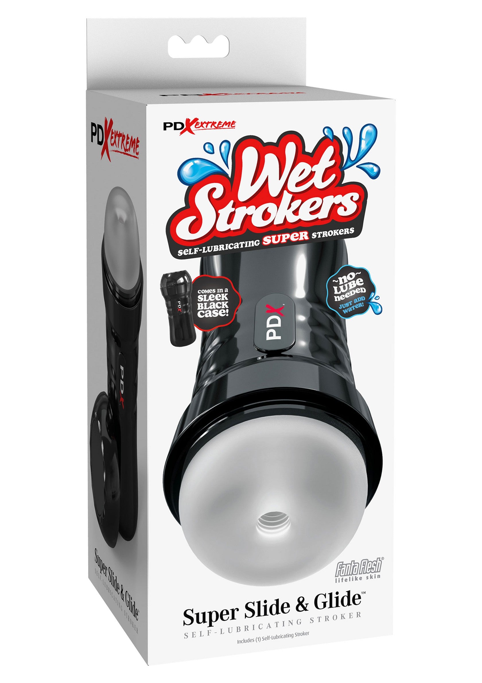 Pipedream PDX Extreme Wet Pussies Super Glide & Slide TRANSPA - 1064