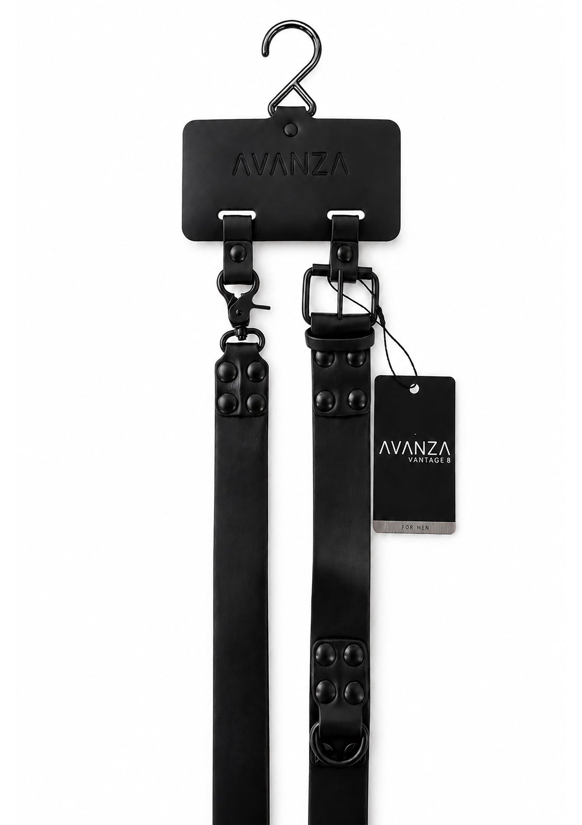 Signature Collar & Leash BLACK - 1